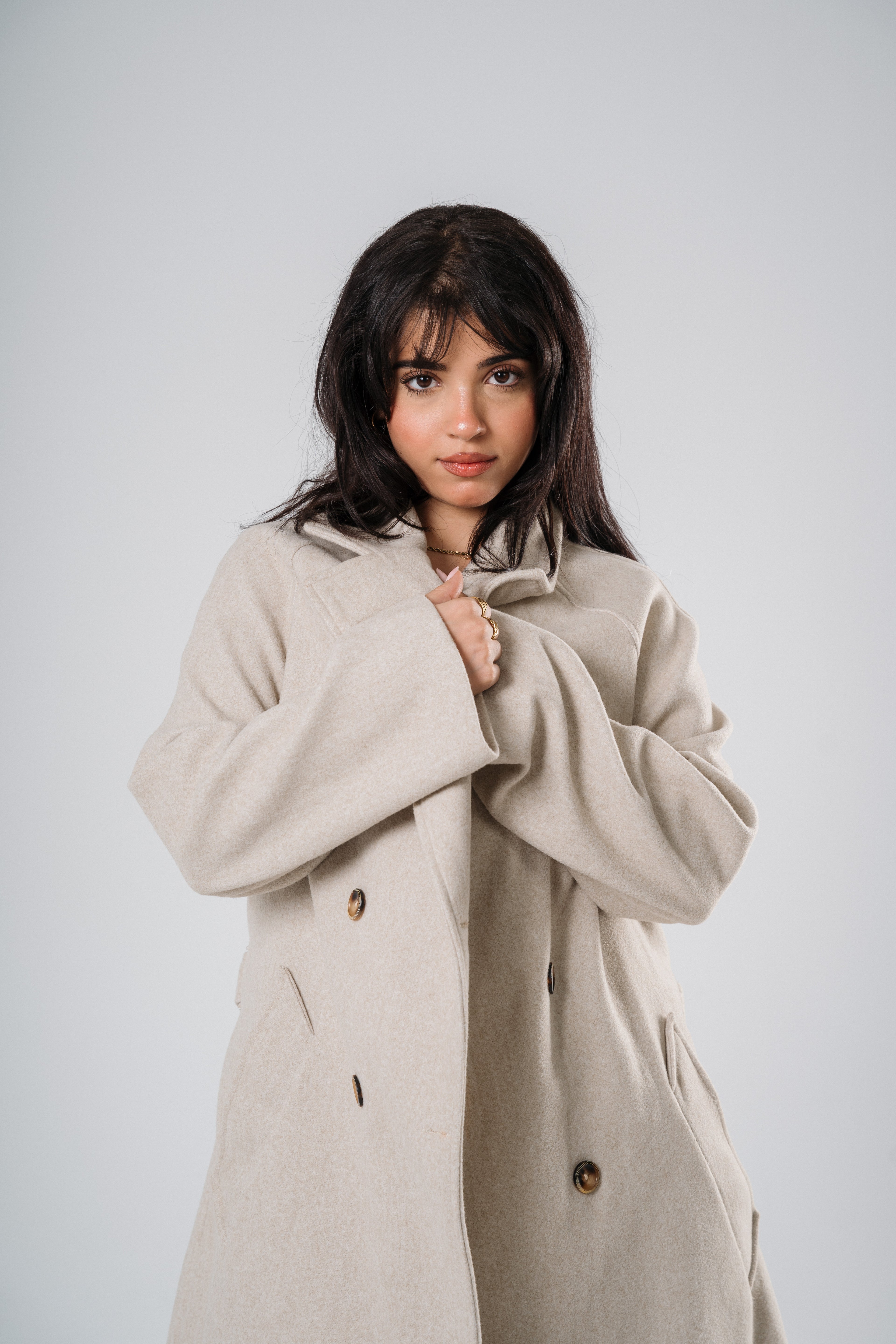 Beige Signature Coat