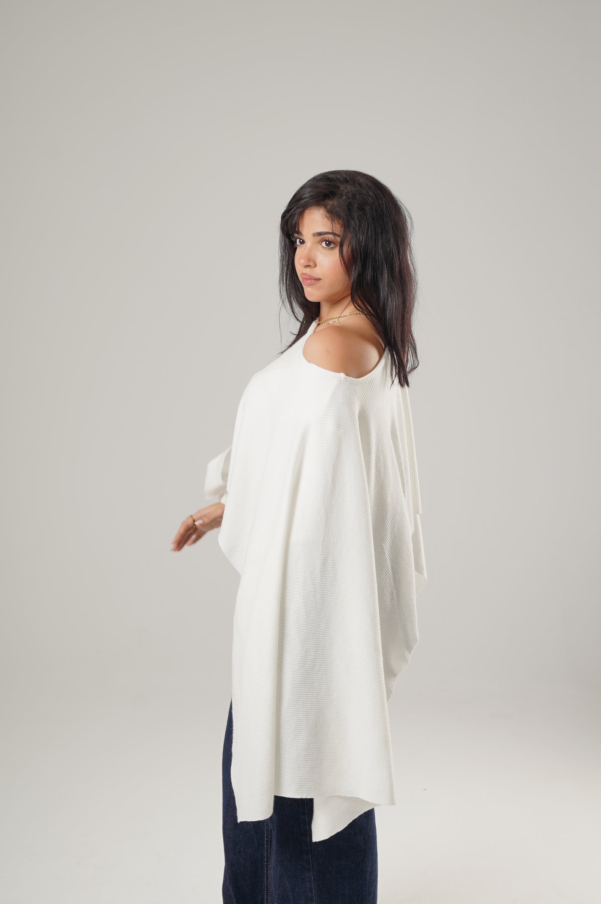 Airy White Pullover